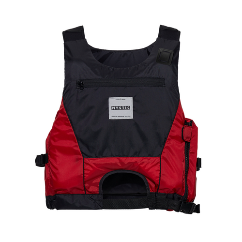 Mystic Downwinder Floatation Vest - Black/Red - Mystic Downwinder Floatation Vest - Black/Red
