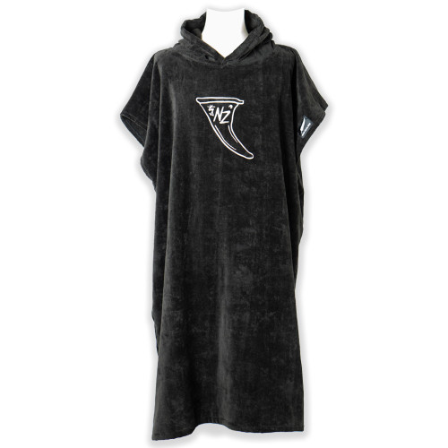 Sticky Johnson Hooded Towel Poncho - Blackout Fin - Sticky Johnson Hooded Towel Poncho - Blackout Fin