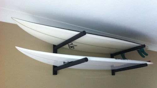 Curve Surfboard Wall Rack Double - Aluminium - Curve Surfboard Wall Rack Double - Aluminium