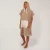 O&E Ladies Daydream Hooded Poncho Hazelnut