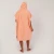 O&E Ladies Daydream Hooded Poncho Seashell Pink