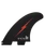 FCS II Nathan Florence PC Thruster Set Red Bolt