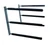 Curve Surfboard Wall Rack Triple - Aluminium