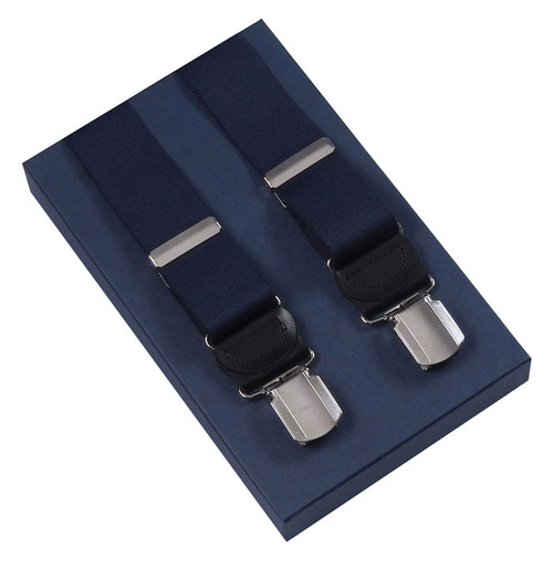 Navy Blue Twin Pin Braces