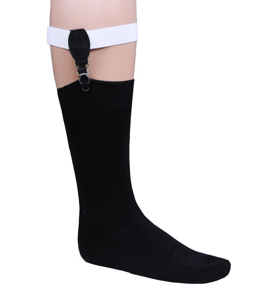 Sock Garters White