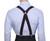 Burgundy Plaid Suspenders X Back