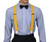 Yellow Sunshine Suspenders Front