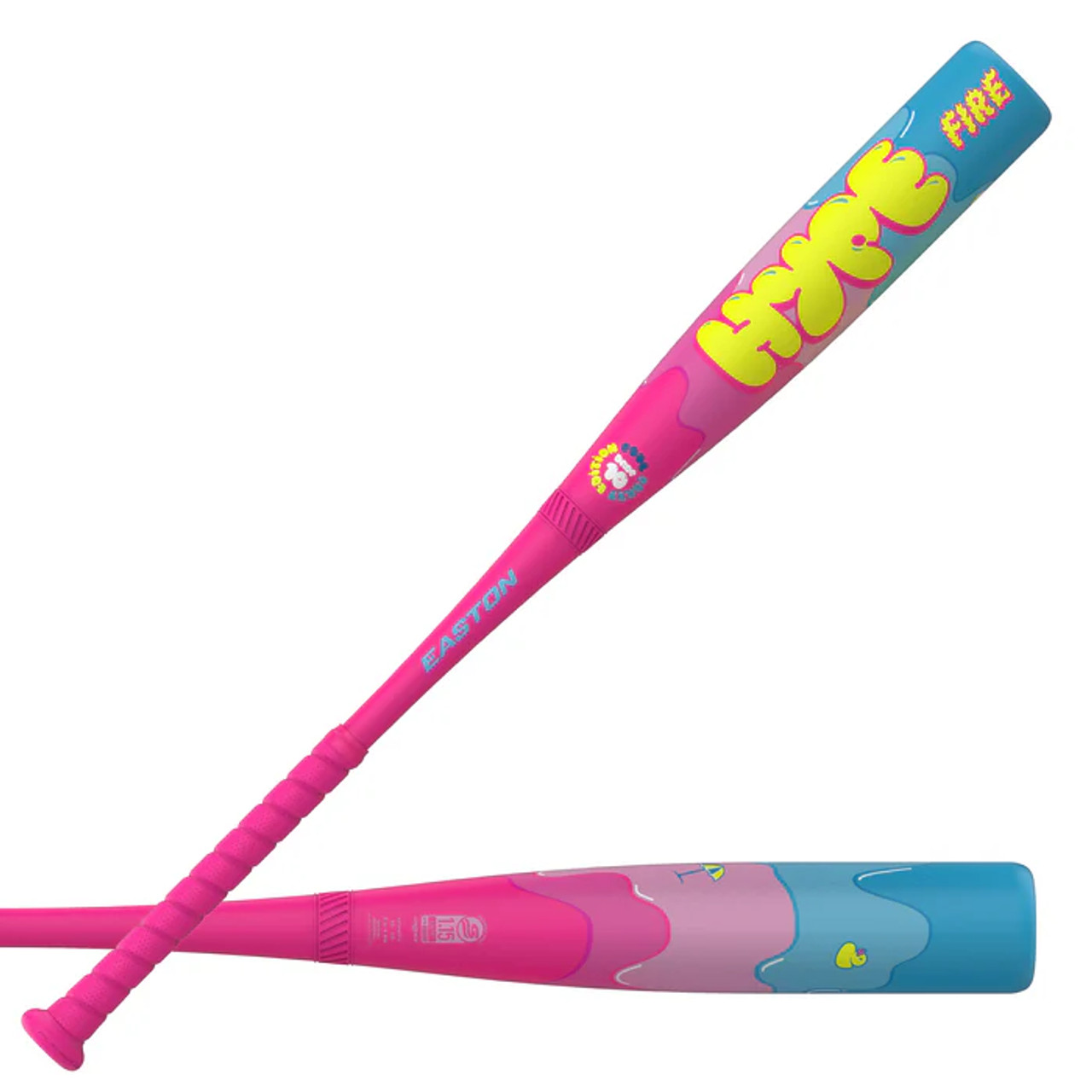 最新作の 2025 Rolled - Shaved Easton USSSA -10 Party Pool Fire Hype トップス