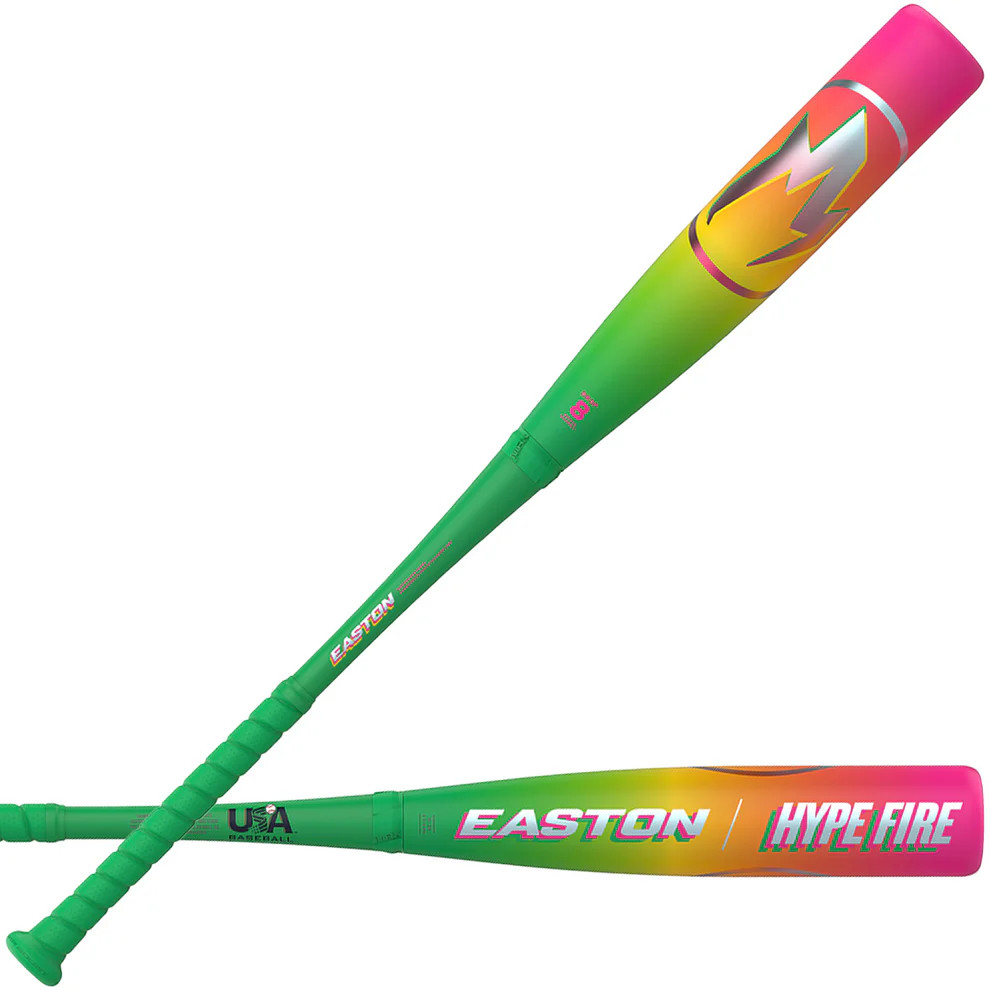 リトルリーグ⭐︎硬式用⭐︎最新2026 Easton Hype Fire バット Shaved - Rolled 2026 Easton Hype Fire -8 USA Baseball Bat