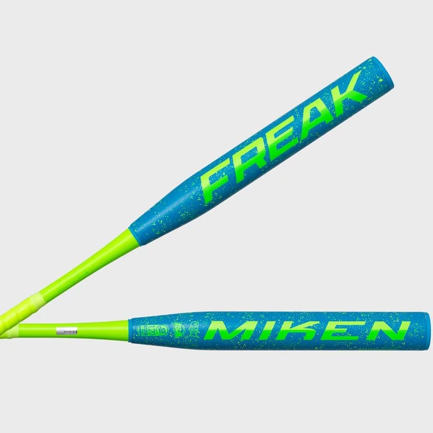 2026 Miken Freak Splatter 2-Piece Maxload USSSA Slowpitch Softball Bat 