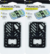 Nite Ize Financial Tool Multi Tool Wallet - Black (2 Pack)