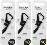 Nite Ize Doohickey Clipkey Key Tool - Black (3 Pack)