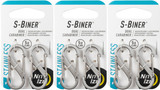 Nite Ize S-Biner Steel - Stainless Biners, Size #1 (3-Pack of 2)