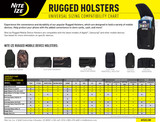 Nite Ize Clip Case Sideways Universal Rugged Holsters - XL - Black (3 Pack)