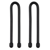 Nite Ize Gear Tie 6" - Black (4-Pack of 2)