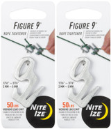 Nite Ize Figure 9 Small - Stainless (2-Pack)
