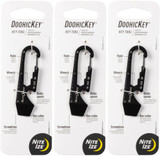 Nite Ize Doohickey - Black (3-Pack)