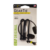 Nite Ize Gear Tie 6" - Black (6-Pack of 2)