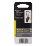 Nite Ize SlideLock Carabiner - Size #4, Black (6-Pack)