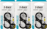 Nite Ize S-Biner SlideLock - Black, Size #2 (3-Pack)