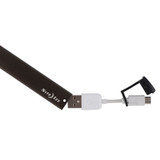 Nite Ize PowerKey Mini Power Cord - Micro USB - Smoke (4-Pack)