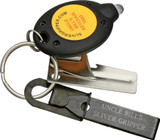 Uncle Bill's Sliver Gripper Tweezers Black Oxide Steel w/ Keychain Clip (3-Pack)
