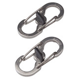 Nite Ize 2-Pack S-Biner MicroLock Stainless Steel Carabiner - S.S. (12-Pack)