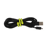 Nite Ize 2-Pack Gear Tie Reusable Rubber Twist Tie, 6" - Neon Yellow (24-Pack)