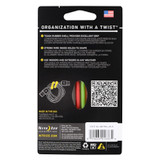 Nite Ize 4-Pack Gear Tie Reusable Rubber Twist Tie, 3" - Assorted (12-Pack)