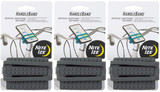 Nite Ize HandleBand Universal Smartphone Bar Mount - Charcoal (3-Pack)