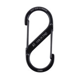 Nite Ize S-Biner Stainless Steel Dual Carabiner #2 - Black (24-Pack)