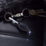 Nite Ize Radiant Microlight - Black Body/White LED Keychain Flashlight (12-Pack)