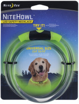 Nite Ize Nitehowl LED Safety Necklace Green 12"-17"