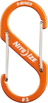 Nite Ize S-Biner Aluminum Dual Carabiner Orange#3