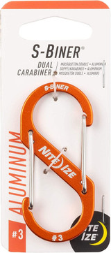 Nite Ize S-Biner Aluminum Dual Carabiner Orange#3