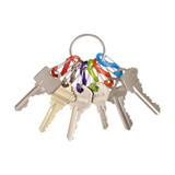 Nite Ize Stainless Steel Keyring w/ Mini S-Biners (6-Pack)