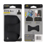 Nite Ize Clip Case Horizontal Universal Phone Holster, XL - Black (2-Pack)