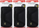 Nite Ize Clip Case Hardshell Universal Rugged Holster, XL - Horizontal (3-Pack)