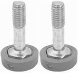 Generic Commercial Wire Shelving Leveling Feet w/ Caps for Chrome Shelf (2-Pack)