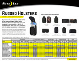 Nite Ize Clip Case Cargo Universal Rugged Holster, L - Black (12-Pack)