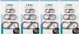 Nite Ize 3-Pack S-Biner SlideLock S.S. Carabiners #2 #3 #4 - Stainless (4-Pack)