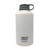 Campsite Essentials 64oz Wide Mouth Insulated Bottle, Avalanche White (2-Pack)
