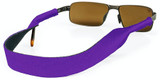 Croakies Original Solid Eyewear Retainer, Regular 2-6 mm - Purple