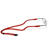 Croakies Micro Suiter Eyewear Retainer, Sm. 2-5mm - Red (3-Pack)