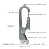 Nite Ize DoohicKey+ Stainless Steel Key Tool