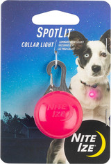 Nite Ize SpotLit Collar Light - Pink Plastic