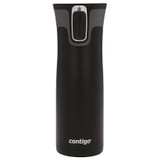 Contigo West Loop 2.0 Stainless Steel Travel Mug, 20 oz - Matte Black (2-Pack)