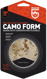 GEAR AID Camo Form Self-Cling and Reusable Camouflage Wrap