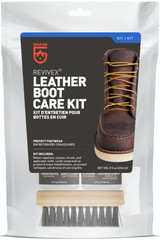 GEAR AID Revivex Leather Boot Care Kit with Water Repellent, Cleaner, Brush and Cloth