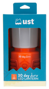 UST 30-Day Duro Orange 1000 Lumen LED Water-Resistant/Durable Camping Lantern